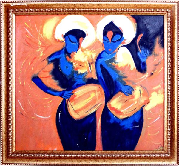 Drummers in pair